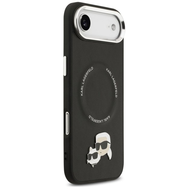 Karl Lagerfeld Karl &amp  Choupette Pins MagSafe Case for iPhone Air - Black 3