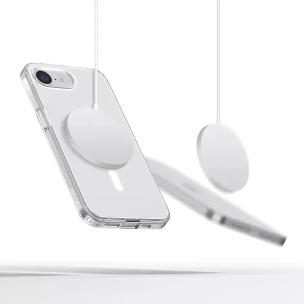 Tech-Protect FlexAir Hybrid MagSafe iPhone 16e Case - Clear 1