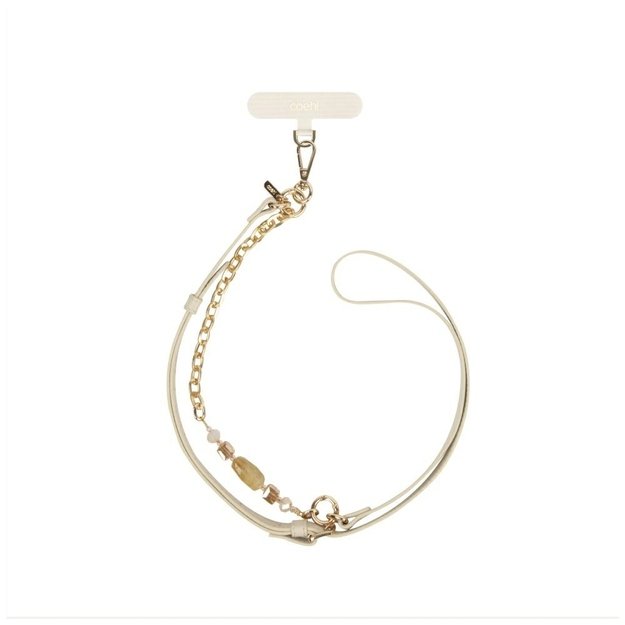 Uniq Coehl Caryne 2-in-1 phone lanyard - cream