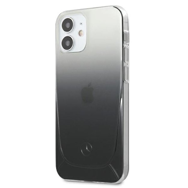 Mercedes MEHCP12SARGBK iPhone 12 mini 5,4  czarny/black hardcase Transparent Line 1