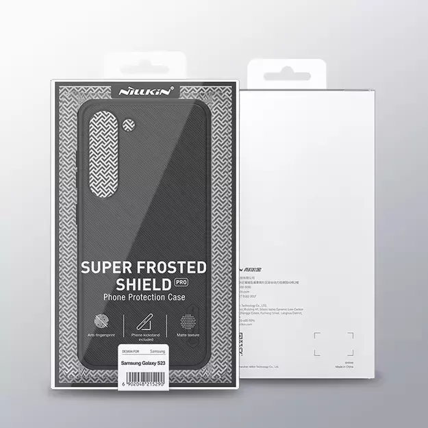 Nillkin Super Frosted Shield Pro case for Samsung Galaxy S23+ armored cover + phone stand red 4