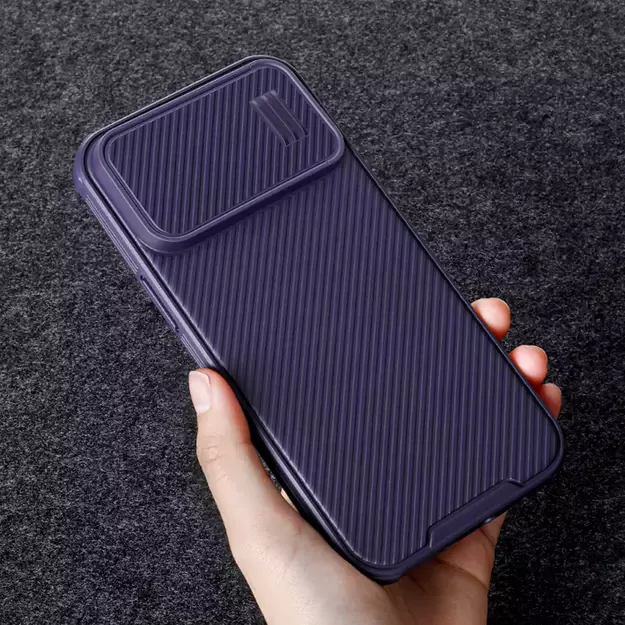 Nillkin CamShield S Case iPhone 14 Pro Max Armored Cover Camera Protector Blue 12
