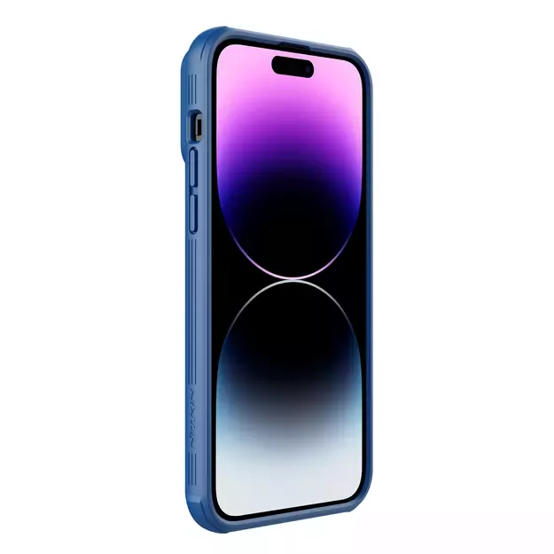 Nillkin CamShield S Case iPhone 14 Pro Max Armored Cover Camera Protector Blue 5