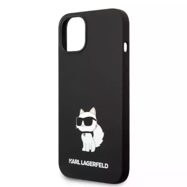 Karl Lagerfeld KLHMP14MSNCHBCK iPhone 14 Plus 6.7  hardcase black/black Silicone Choupette MagSafe 12