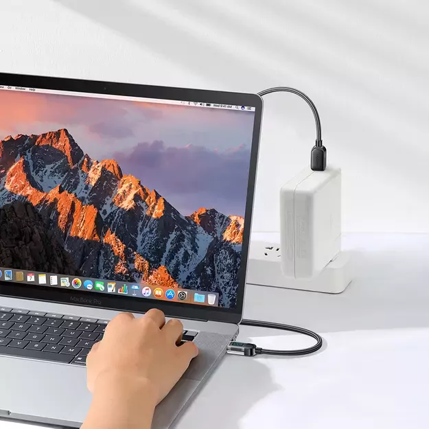 Joyroom A4 USB-C / USB-C 100W 1.2m Cable with Display - Black 16