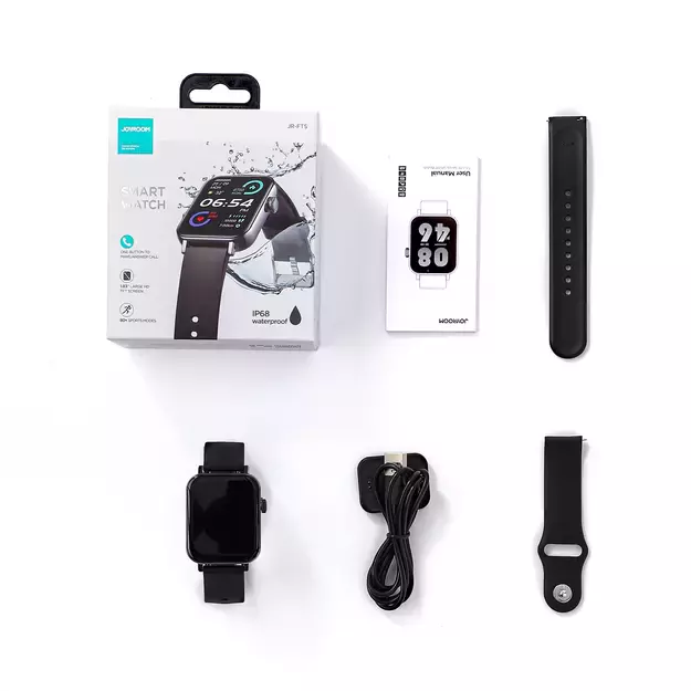 Joyroom Fit-Life JR-FT5 smartwatch with call answering function / IP68 protection - black 16