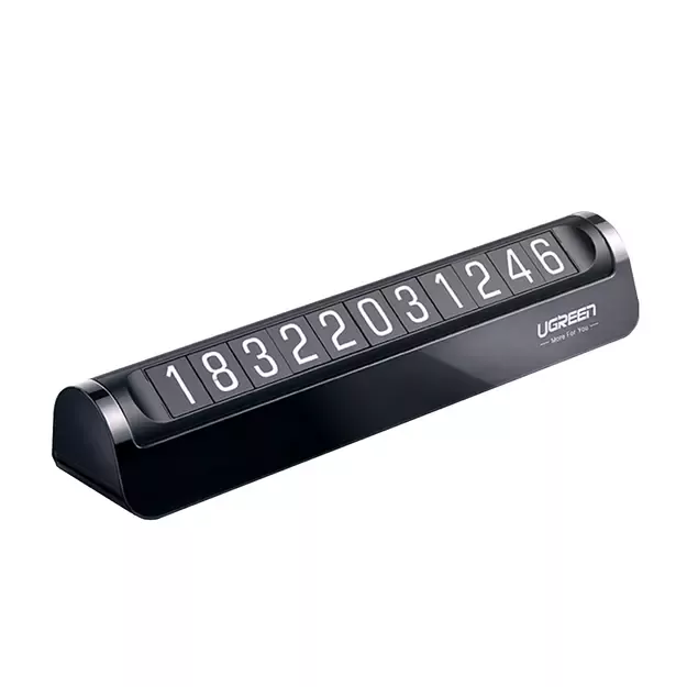Ugreen car telephone number plate black (LP178)