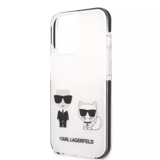 Karl Lagerfeld KLHCP13LTPEKCW iPhone 13 Pro / 13 6.1&quot  hardcase white/white Karl&amp Choupette 12