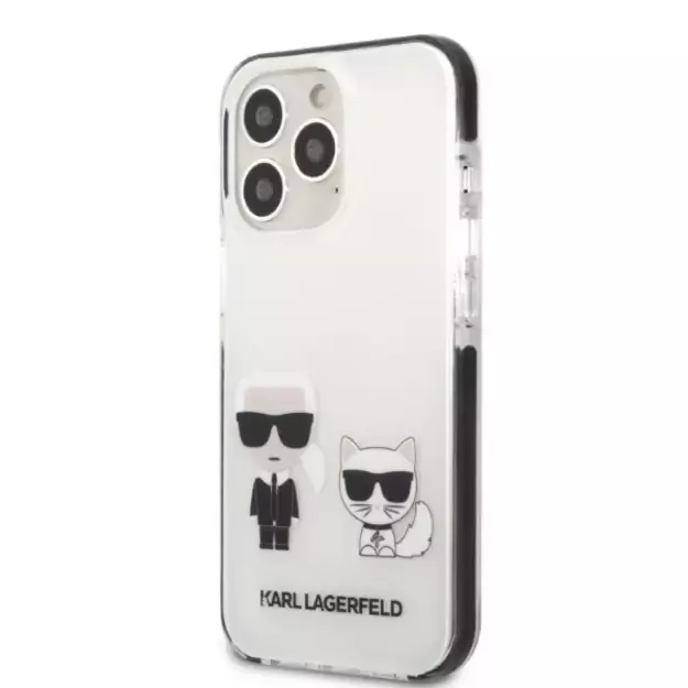Karl Lagerfeld KLHCP13LTPEKCW iPhone 13 Pro / 13 6.1&quot  hardcase white/white Karl&amp Choupette 8