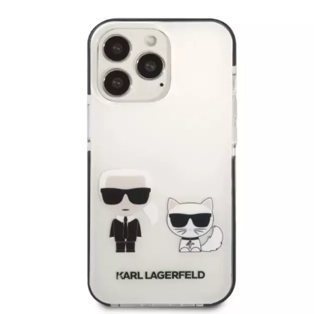 Karl Lagerfeld KLHCP13LTPEKCW iPhone 13 Pro / 13 6.1&quot  hardcase white/white Karl&amp Choupette 9