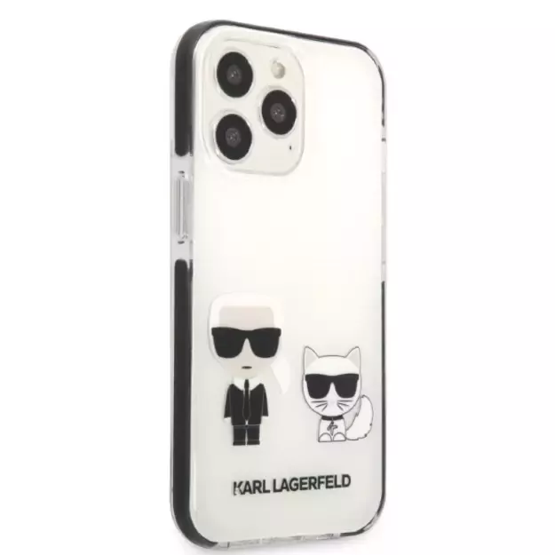 Karl Lagerfeld KLHCP13LTPEKCW iPhone 13 Pro / 13 6.1&quot  hardcase white/white Karl&amp Choupette 10