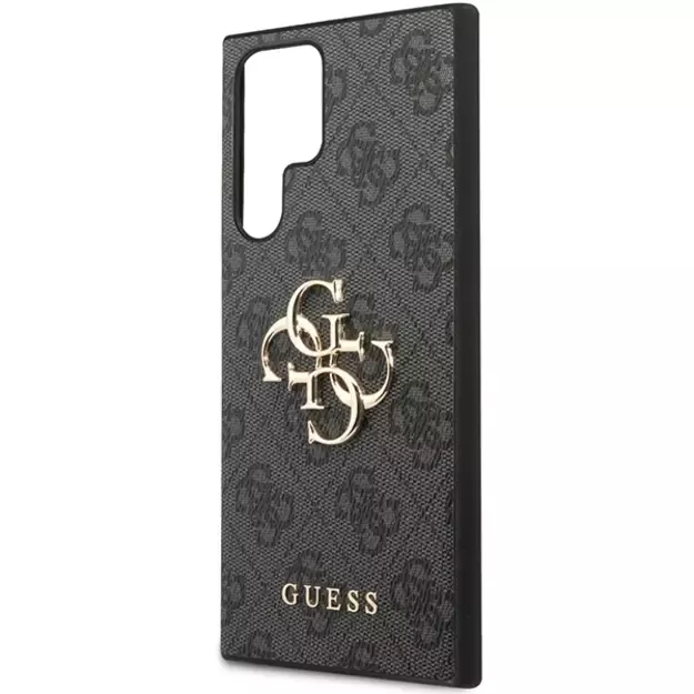 Guess GUHCS23L4GMGGR S23 Ultra S918 grey/grey hardcase 4G Big Metal Logo 5
