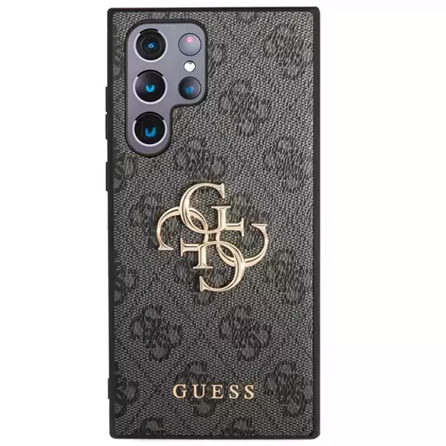 Guess GUHCS23L4GMGGR S23 Ultra S918 grey/grey hardcase 4G Big Metal Logo 2