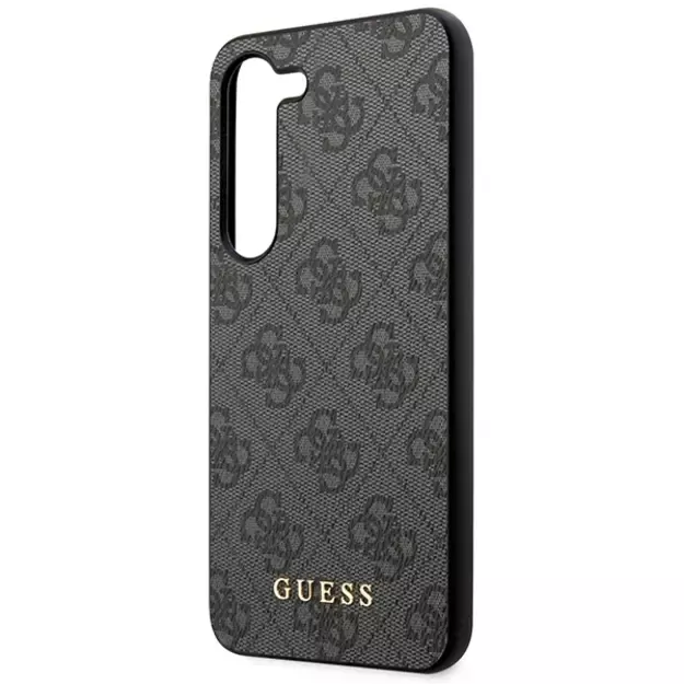 Guess GUHCS23SG4GFGR S23 S911 grey/grey hardcase 4G Metal Gold Logo 5