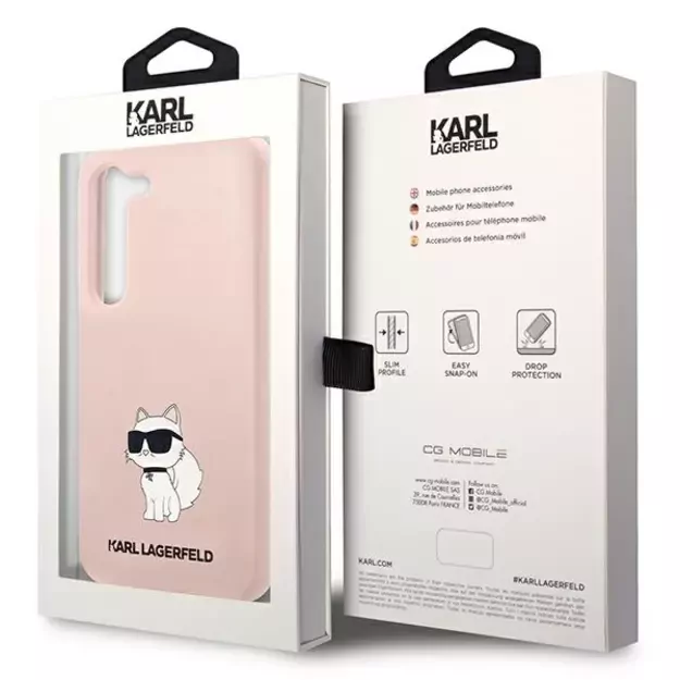 Karl Lagerfeld KLHCS23SSNCHBCP S23 S911 hardcase pink/pink Silicone Choupette 6