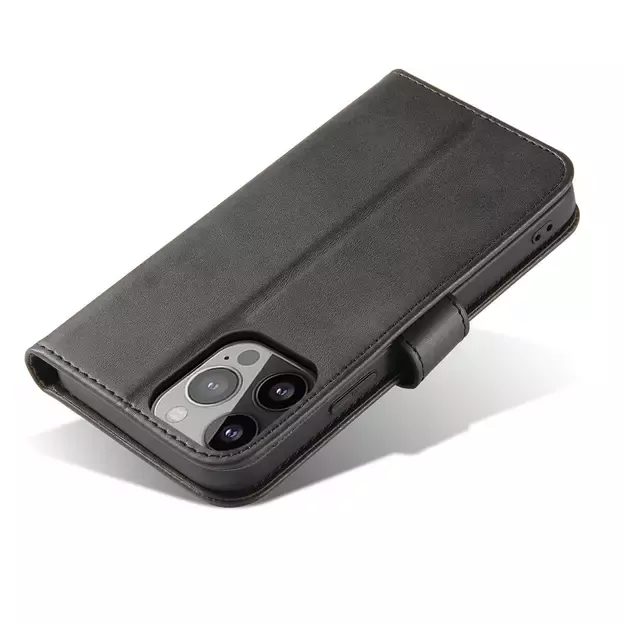 Magnet Case with Flip for Samsung Galaxy S25 Edge - Black 4