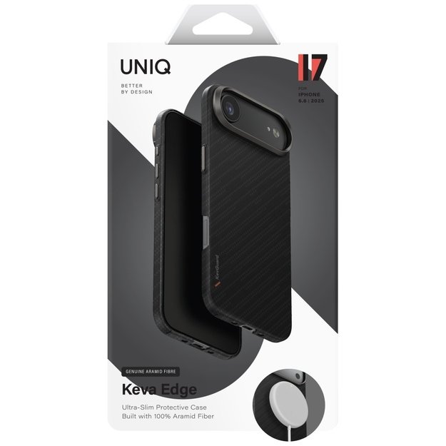 Uniq Keva EDGE Magclick Charging Case for iPhone Air - Black 5