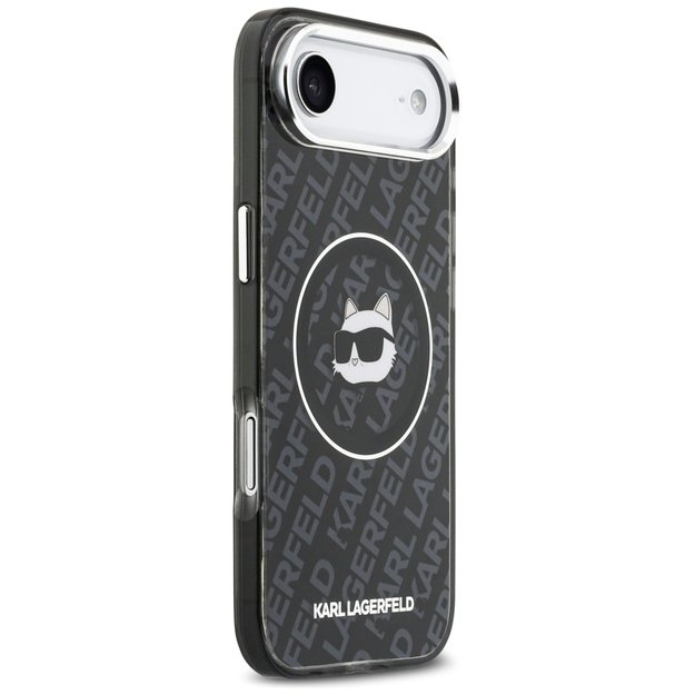 Karl Lagerfeld IML Choupette Head Logo MagSafe iPhone Air Case - Black 3