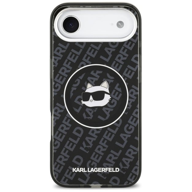 Karl Lagerfeld IML Choupette Head Logo MagSafe iPhone Air Case - Black 2