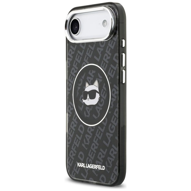 Karl Lagerfeld IML Choupette Head Logo MagSafe iPhone Air Case - Black 1