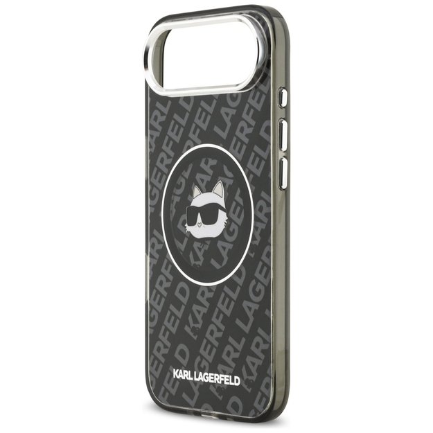 Karl Lagerfeld IML Choupette Head Logo MagSafe iPhone Air Case - Black 5