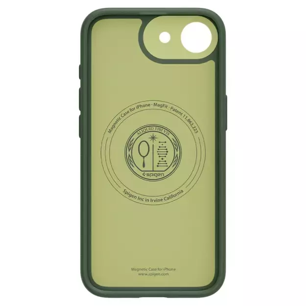 Spigen Nano Pop MagSafe iPhone 16e Case - Matte Green 8