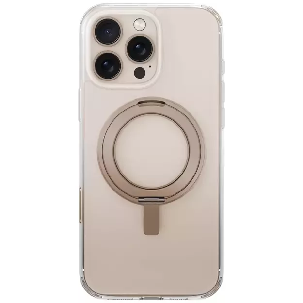 Uniq Swivix 360 Rotating Kickstand Case for iPhone 16 Pro Max - Gold 1