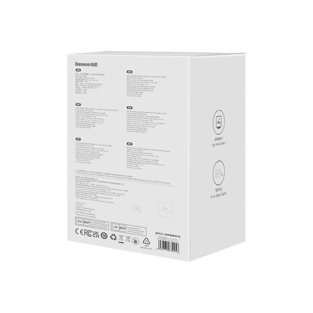 Jump Starter Power Bank for Car 1200A Baseus Super Energy Pro+ - Black 8