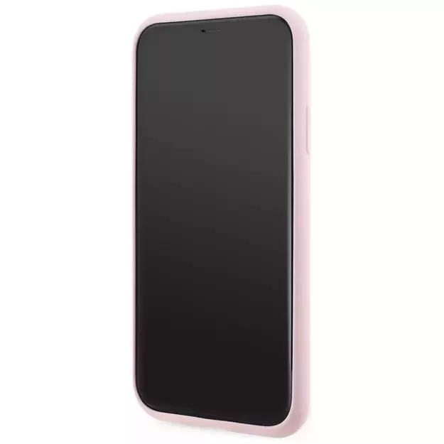 Karl Lagerfeld Silicone Karl&amp Choupette MagSafe iPhone 11 Case - Pink 4