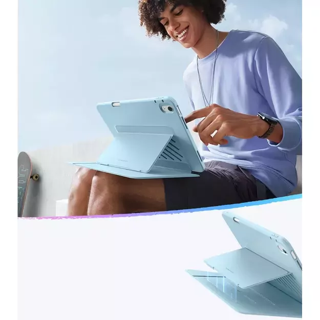 ESR Flip Hybrid Case for iPad Air 13&quot  1 / 2 - Blue 13