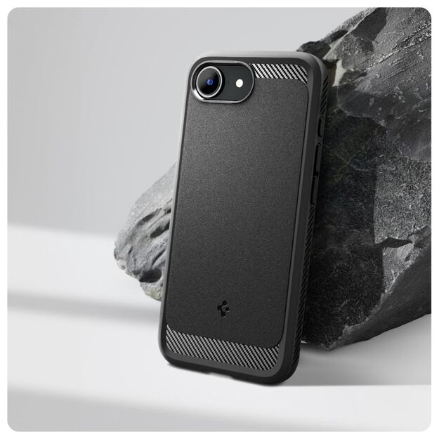 Spigen Rugged Armor MagSafe case for iPhone 16e - black 9