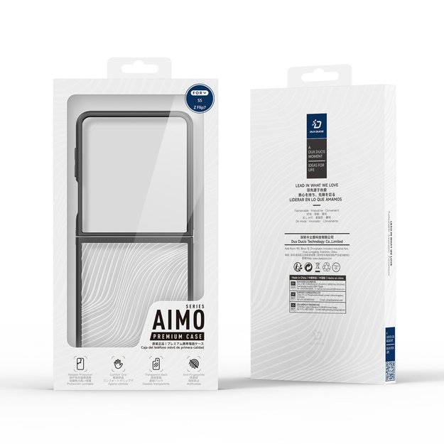 Dux Ducis Aimo Case for Samsung Galaxy Z Flip7 - Black 1