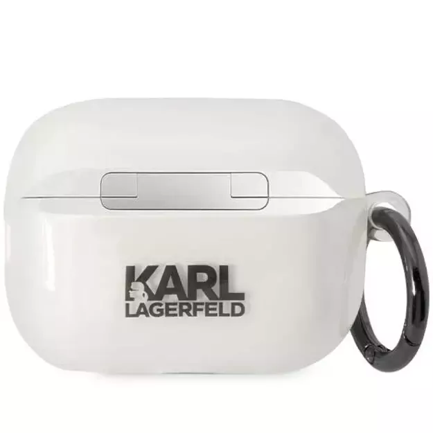 Karl Lagerfeld KLAP2HNIKTCT Airpods Pro 2 cover transparent Ikonik Karl Lagerfeld 1