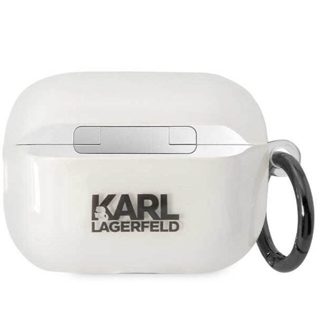 Karl Lagerfeld KLAP2HNIKTCT Airpods Pro 2 cover transparent Ikonik Karl Lagerfeld 4