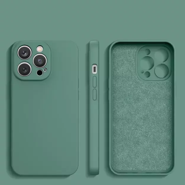 Silicone case for Samsung Galaxy A14 5G / Galaxy A14 silicone case green 1