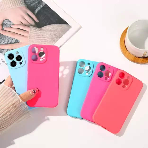 Silicone case for Samsung Galaxy A14 5G / Galaxy A14 silicone case green 12