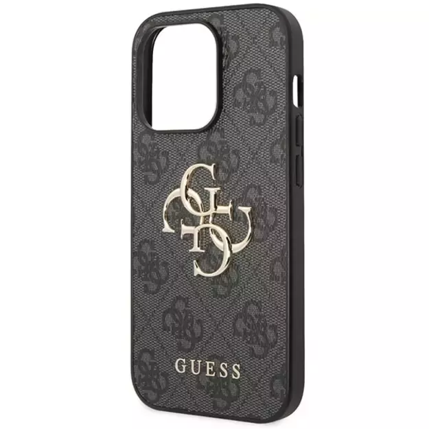 Guess 4G Big Metal Logo case for iPhone 15 Pro Max - gray 9