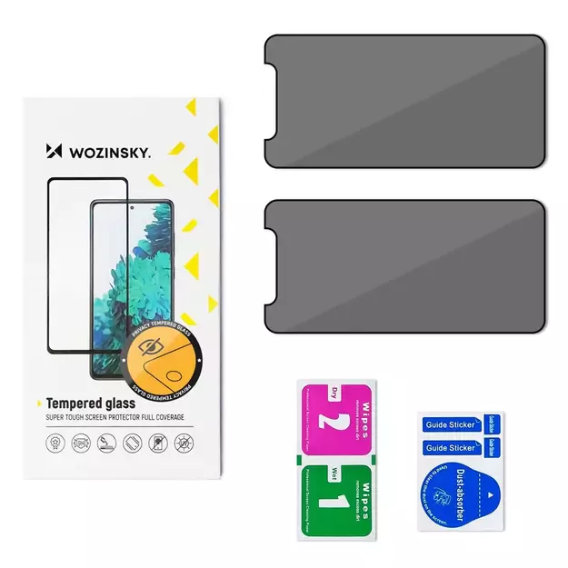 Wozinsky Privacy Glass privacy tempered glass for Xiaomi 15, 2-pack 1