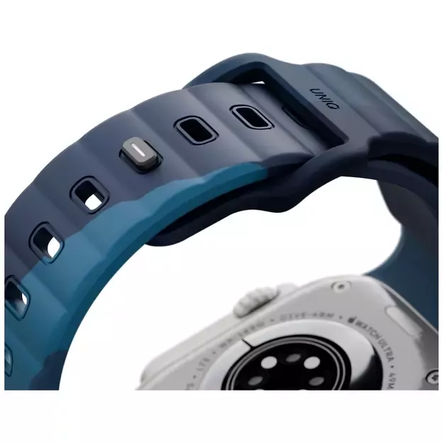 Uniq Stride De Rubber Strap for Apple Watch 44 / 45 / 46 / 49 mm - Blue 1