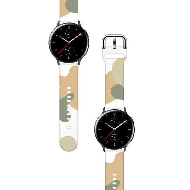 Strap Moro for Samsung Galaxy Watch 40 / 41 / 42 / 43 / 44 mm silicone bracelet watch band - pattern 6 1
