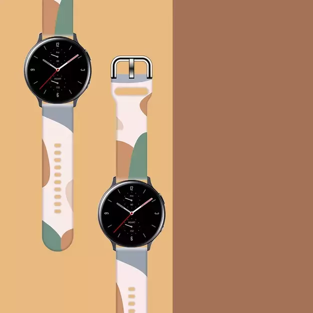 Strap Moro for Samsung Galaxy Watch 45 / 46 / 47 mm silicone bracelet watch band - pattern 11 2