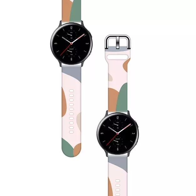 Strap Moro for Samsung Galaxy Watch 45 / 46 / 47 mm silicone bracelet watch band - pattern 11 1