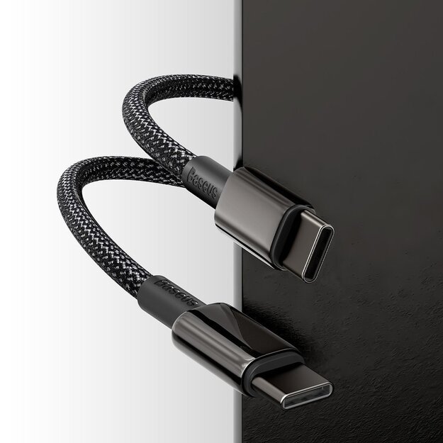 Baseus CATWJ-A01 USB-C - USB-C PD QC cable 100W 5A 480Mb/s 2m - black 5