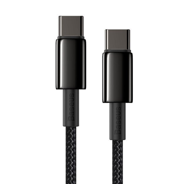 Baseus CATWJ-A01 USB-C - USB-C PD QC cable 100W 5A 480Mb/s 2m - black 2