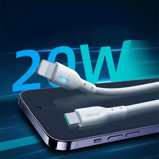 Joyroom Premium Series A13 Lightning / USB-C Cable 20W 2m - White 1