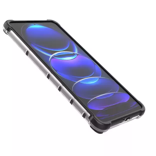 Honeycomb case for Xiaomi Redmi Note 12 Pro+ armored hybrid cover black 11