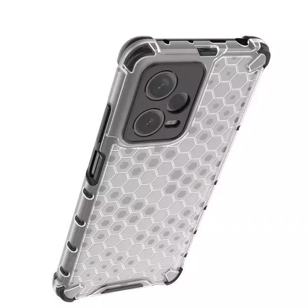 Honeycomb case for Xiaomi Redmi Note 12 Pro+ armored hybrid cover black 17