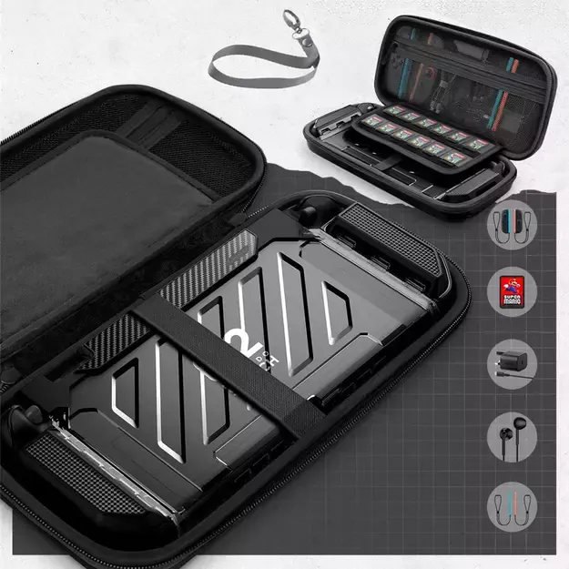 Supcase Carrying Plus for Nintendo Switch 2 - Black 3