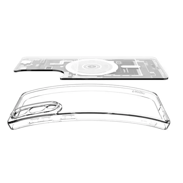 Spigen Ultra Hybrid Mag Case with MagSafe for Samsung Galaxy S25 Edge with Print - White 5
