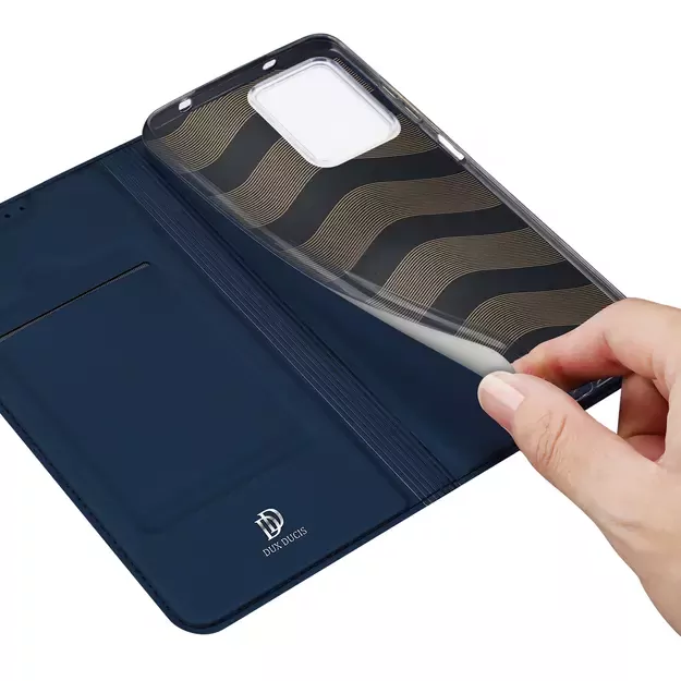Dux Ducis Skin Pro Case for Xiaomi Redmi Note 12 Flip Card Wallet Stand Blue 10